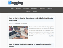 Tablet Screenshot of bloggingceo.com